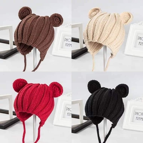 Nón len bít tai trung