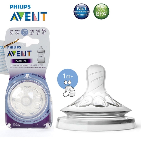 Núm ty thiết kế tự nhiên Avent