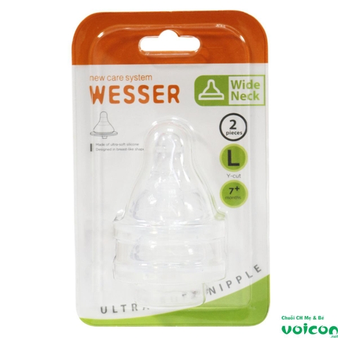 Núm vú bình sữa CH Wesser L