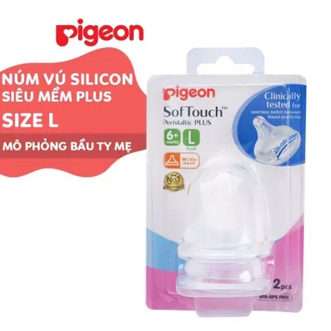 Núm vú cổ rộng GB Baby Plus size L (2 cái)