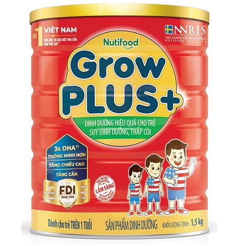 Nuti Grow Plus Đỏ 1.5kg mẫu mới