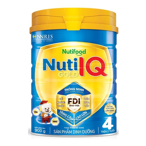 Nuti IQ Gold 4 900g mẫu mới