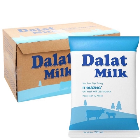 TH Dalat Milk F220ml ít đường