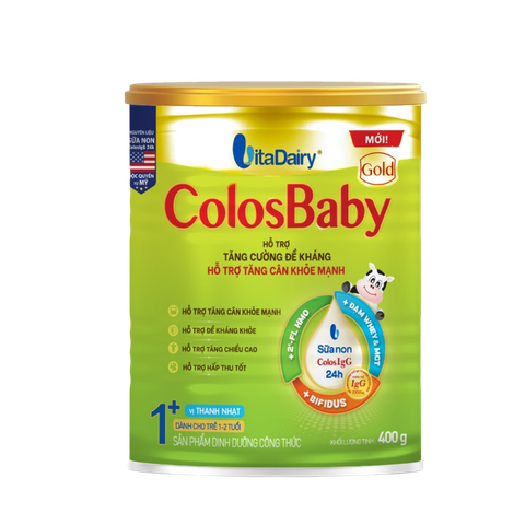Sữa ColosBaby Gold Thanh Nhạt 1+ 400g