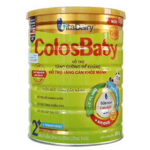 Sữa ColosBaby Gold Thanh Nhạt 2+ 800g