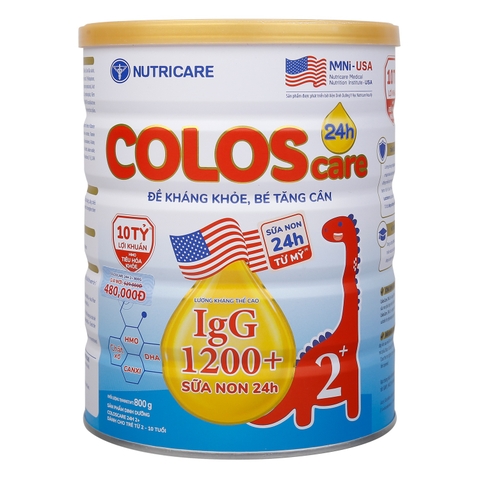Sữa Coloscare 24h 2+ 800g (2-10 tuổi)