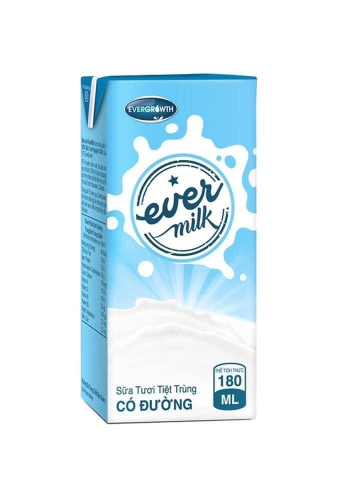 Sữa Ever Milk có đường 180ml