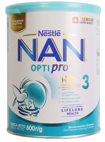 Sữa Nan Optipro HMO 3 800g (Nga)