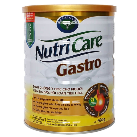 Sữa Nutricare Gastro 900g