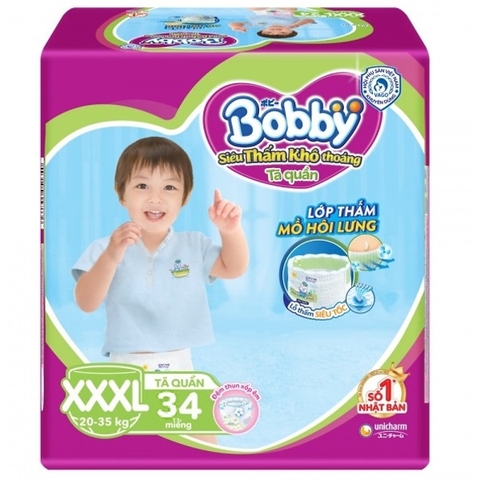 Tã quần Bobby size XXXL34