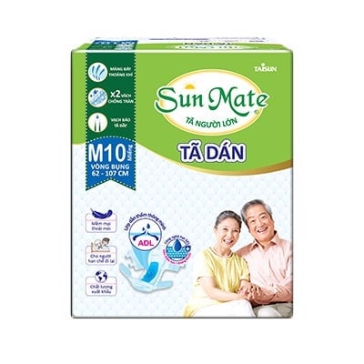 Tã dán người lớn SunMate size M10