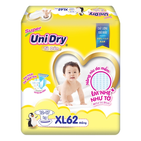 Tã Dán Unidry XL62 (12 - 17 Kg)