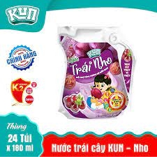 Kun nước trái nho 110ml (túi)