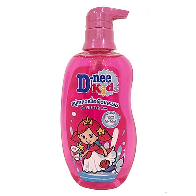 Tắm gội Dnee Kids dưới 3 tuổi hồng 400ml
