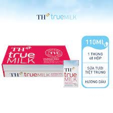 TH True Milk dâu 110ml
