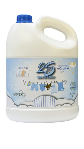 Nước giặt xả trẻ em 2S 3kg Xanh