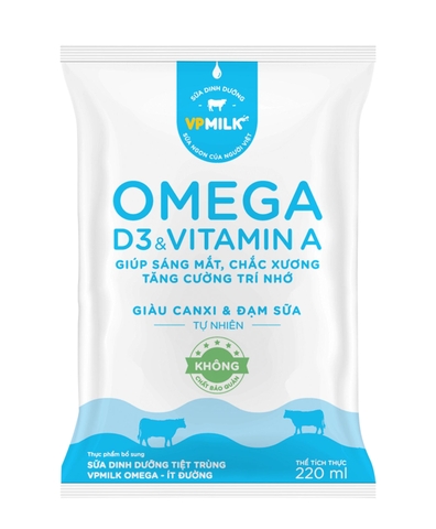Sữa VP Milk ít đường 220ml