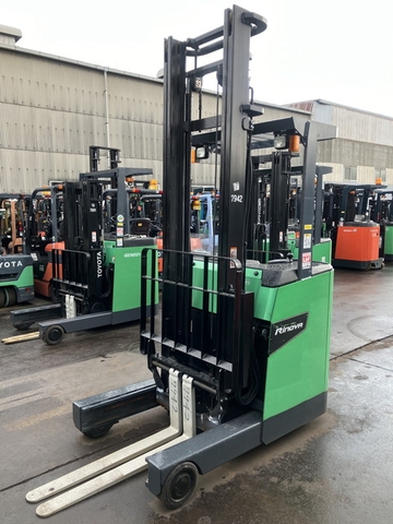 Xe nâng điện cũ 1.5 tấn Toyota 8FBR15, nâng cao 4.5m, sx 2018. Mã XC.R15TOD45.00759