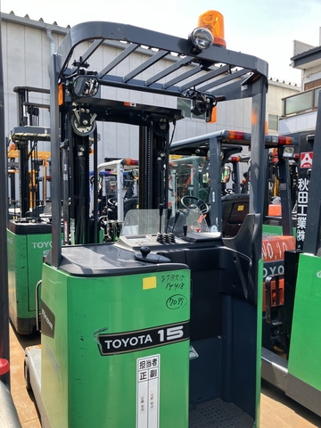 Xe nâng điện cũ 1.5 tấn Toyota 8FBR15, nâng cao 4.7m, sx 2019. Mã XC.R15TOT47.00762
