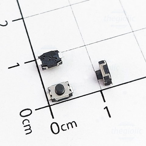 Nút nhấn 2 chân 3x4mm