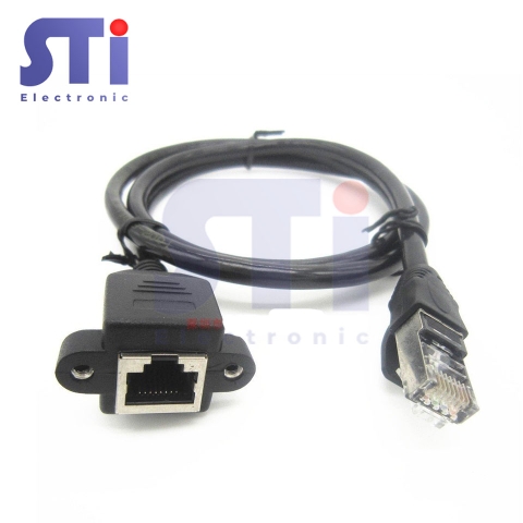 Dây Cáp Nối Dài RJ45 Male Sang Female bắt vỏ 30 cm