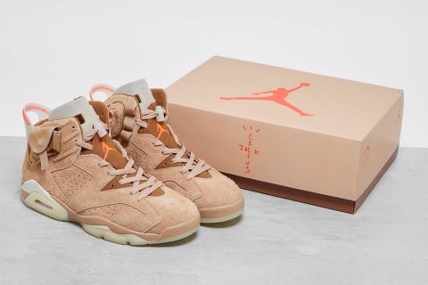 Travis Scott x Air Jordan 6 British Khaki