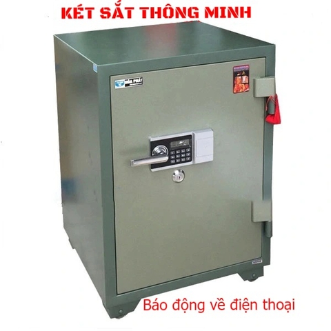 Két sắt thông minh Hòa Phát SS90K1ĐT Báo động điện thoại