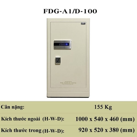 Két sắt nhập khẩu BOFA FDG-A/D100F vân tay thông minh công nghệ Đức
