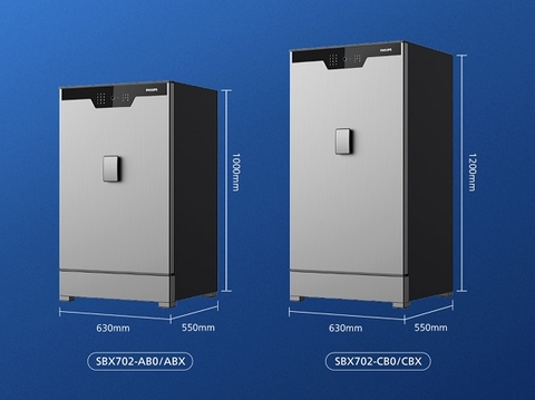 Két sắt Philips SBX702-CBX xoay đồng hồ