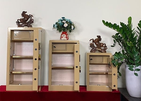 Két sắt vân tay điện tử Aifeibao HK-M/D-80BL