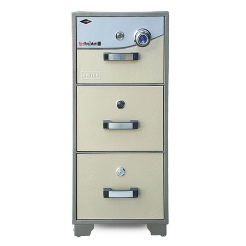 Tủ hồ sơ Cabinet chống cháy 3 ngăn FRC3