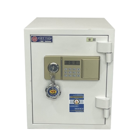 Két sắt Việt Tiệp KW54E Khóa Điện Tử Màu Trắng