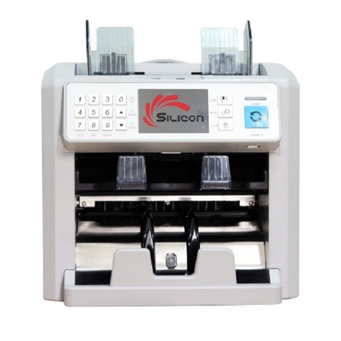 Máy Đếm Siêu Giả Và Phân Loại Tiền 2 Ngăn Silicon MC-8PLUS