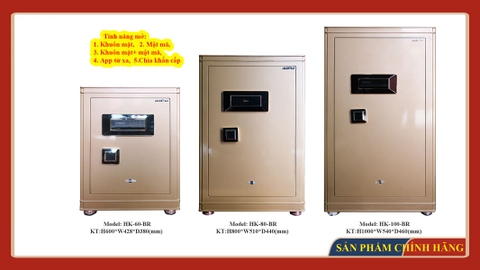 Két sắt thông minh nhận diện khuôn mặt HK-60-BR