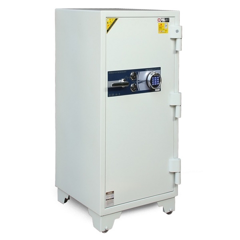 Két sắt Welko KCC240FE WHITE vân tay+điện tử+app kết nối điện thoại