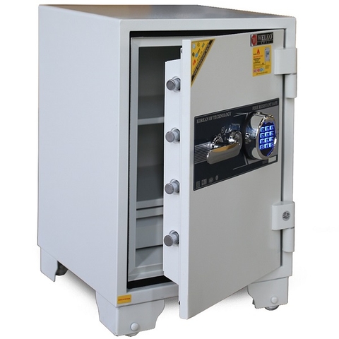 Két sắt Welko KCC120FE WHITE vân tay+điện tử+app điện thoại