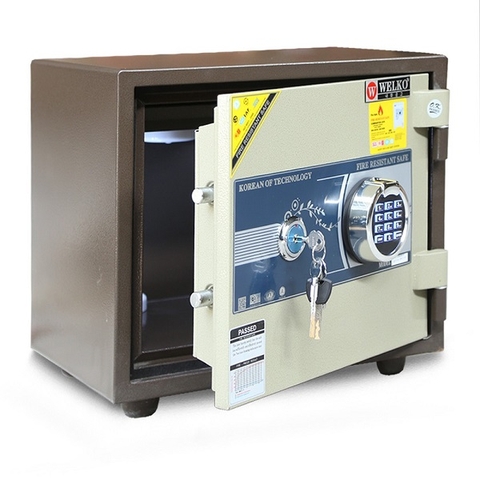 Két sắt Welko KCC41FE vân tay+điện tử+app kết nối điện thoại