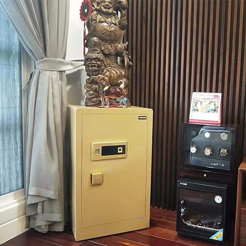 Két sắt vân tay điện tử Aifeibao HK-M/D-80BL