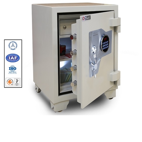 Két Sắt Khóa Điện Tử US68LED WHITE Siêu Cường Xuất Khẩu Mỹ