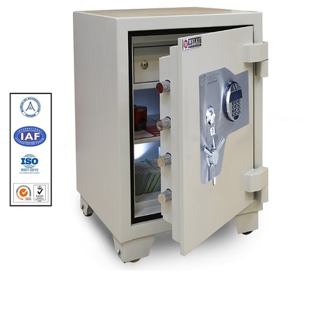 Két Sắt Khóa Vân Tay US68FE WHITE Siêu Cường Xuất Khẩu Mỹ