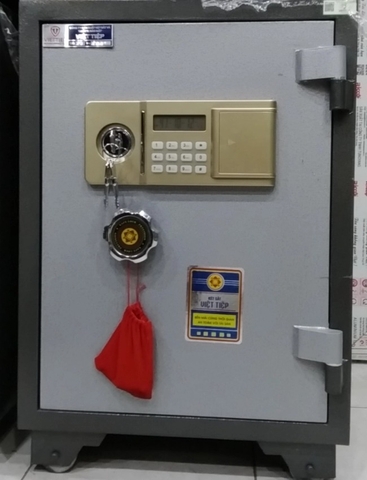 Két sắt việt tiệp chống cháy KW62E khóa điện tử có báo động