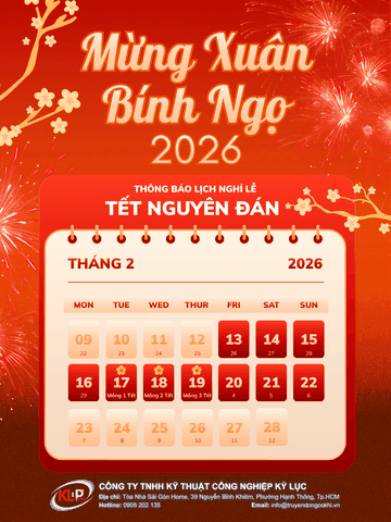 [KLiP] THÔNG BÁO NGHỈ TẾT NGUYÊN ĐÁN BÍNH NGỌ 2026