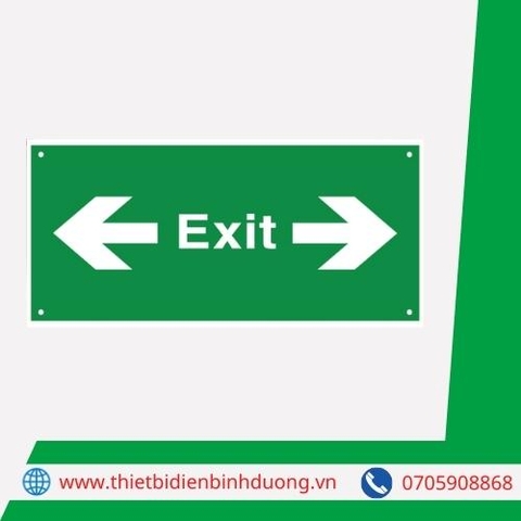 PHỤ KIỆN ĐÈN BÁO EXIT 1 MẶT TRÁI PHẢI