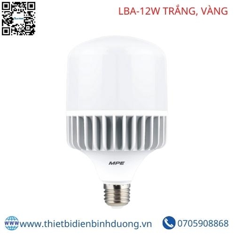 ĐÈN LED BULB LBA-12 TRẮNG, VÀNG