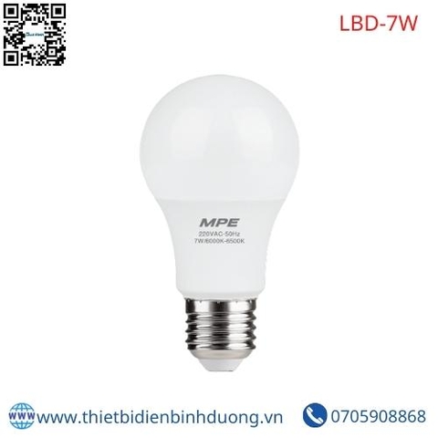 ĐÈN LED BULB 7W MPE LBD-7