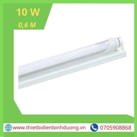 BỘ MÁNG ĐÈN BATTEN LED TUBE SIÊU MỎNG NHÔM T8 BÓNG ĐƠN MPE 60CM