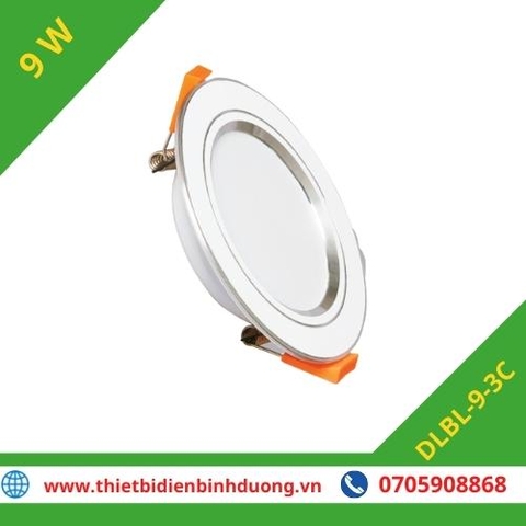 ĐÈN LED DOWNLIGHT 3 MÀU DLB 9W Ø105