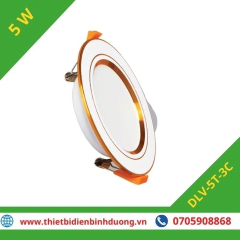 ĐÈN LED DOWNLIGHT 3 MÀU DLV 5W