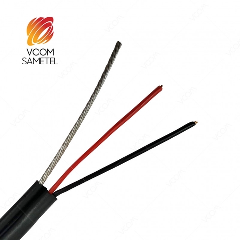 DÂY THUÊ BAO DROPWIRE 2x(7×0.18)Cu + ( 7×0.33)St – PVC