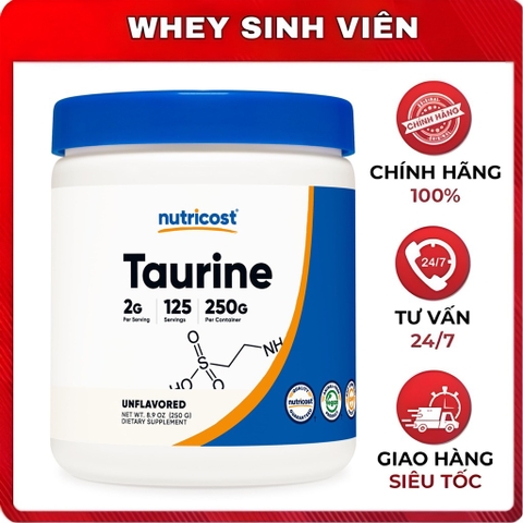 Nutricost Taurine - 250g